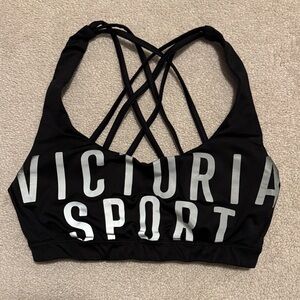 Victoria Secret Black Strappy Sports Bra